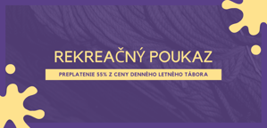 Preplatenie 55% z ceny tábora zamestnávateľom