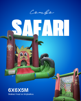 Skákací hrad so šmyklavkou