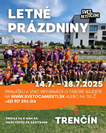 DENNÝ LETNÝ TÁBOR - Trenčín 2025